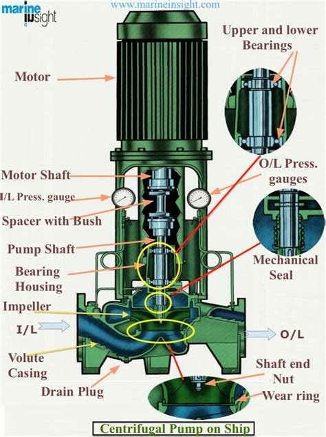 Techno Graphic Important Parts Of Centrifugal Pump On Ships Explained