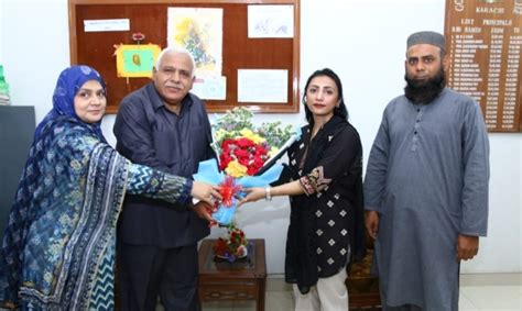 Dr Samreen Visits Govt Islamia Science College Daily City News