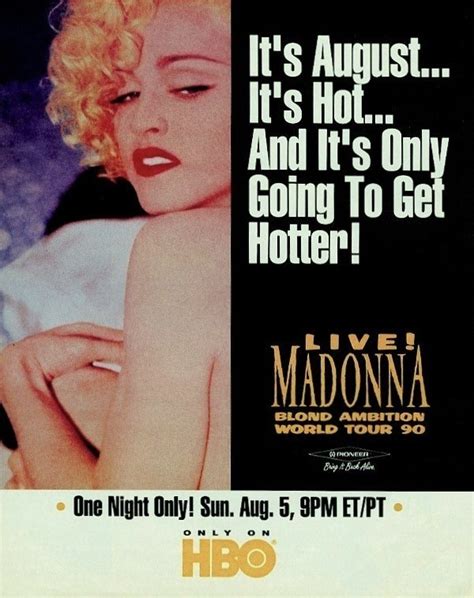 Madonna Blond Ambition World Tour Live 1990