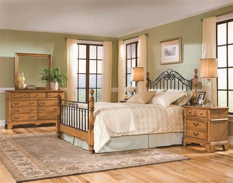 The mandy boasts an authentic, vintage look and a classic design. American Harvest Queen Iron and Wood Bedroom Collection ...