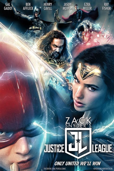 Zack Snyder Justice League 2021 Poster Zack Snyders Justice League