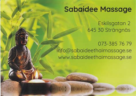 Sabaidee Massage Strängnäs Bokadirekt