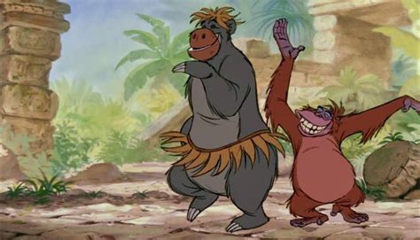 Walt Disneys The Jungle Book I Wanna Be Like You Baloo And King