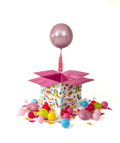 Birthday Lady Surprise Balloon Box Bond Party