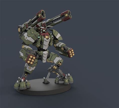 Pipermakes Is Creating 28mm 3d Printable Mech Patreon