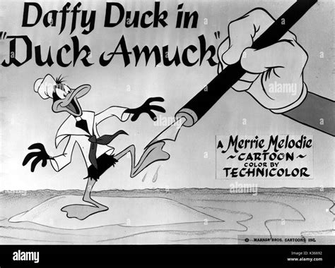 Duck Amuck Daffy Duck Stock Photo Alamy