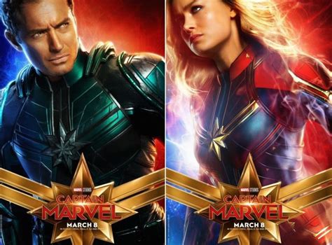 Captain Marvel Tutti I Personaggi Del Film Marvel Nei Poster Ufficiali