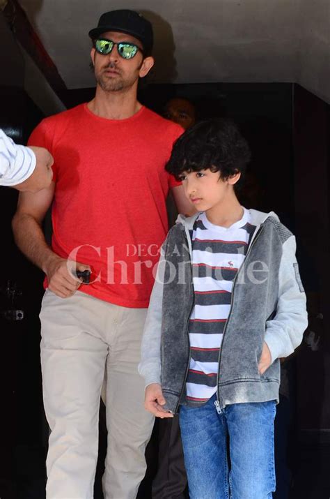 Hrithik roshan family with parents, wife, son, sister and affair hrithik roshan is an indian film hrithik roshan's sons were taken to a africa vacation by father dearest and it sure was kickass! Hrithik Roshan and sons Hrehaan-Hridhaan catch up on ...
