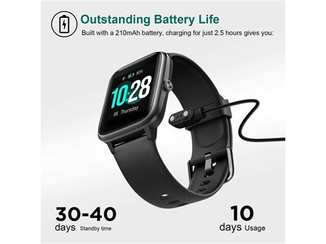 Letsfit Id205l Smart Watch Fitness Tracker With Heart Rate Monitor