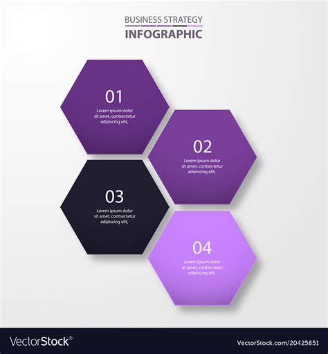 Business Infographics Template Design For Vector Image