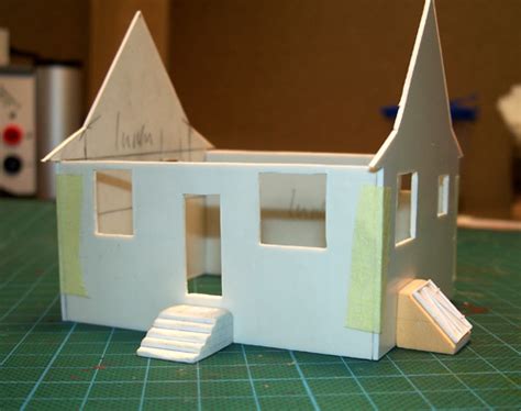 Model zawiera części na 2 arkuszach kartonu a4 oraz 1 arkuszu papieru offsetowego. HO-Modellhaus mit hohem Detailierungsgrad | Webseite von ...