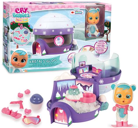 Cry Babies Magic Tears Kristals Igloo With Exclusive Doll Playset