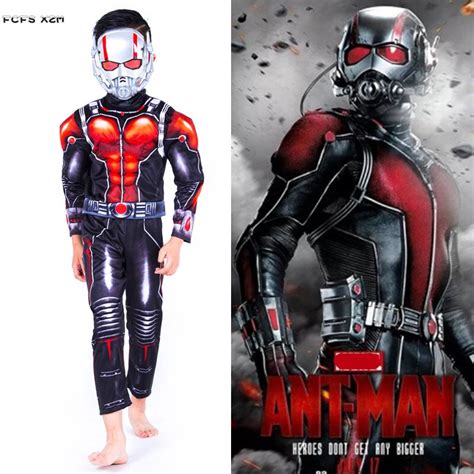 Kid Children Halloween Ant Man Costumes For Boys The Avengers Ant Man