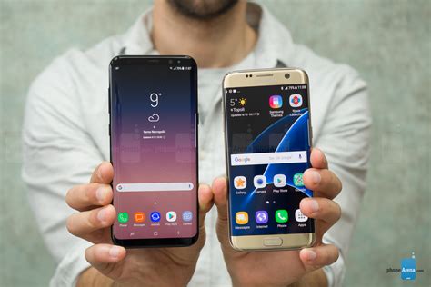 Until it started bursting into flames. Samsung Galaxy S8+ vs S7 Edge