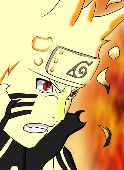 Naruto Kyuubi Mode By Eienhime On Deviantart