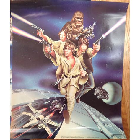 Star Wars 3 Rare Posters 1978 George Lucas Art By Ken Goldammer