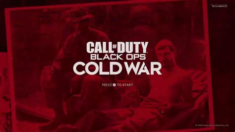 Call Of Duty Cold War Title Screen Cause Why Not Youtube