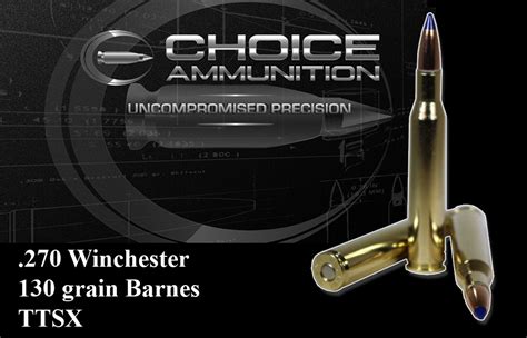 270 Winchester Short Magnum Wsm 130 Grain Barnes Ttsx Lead Free