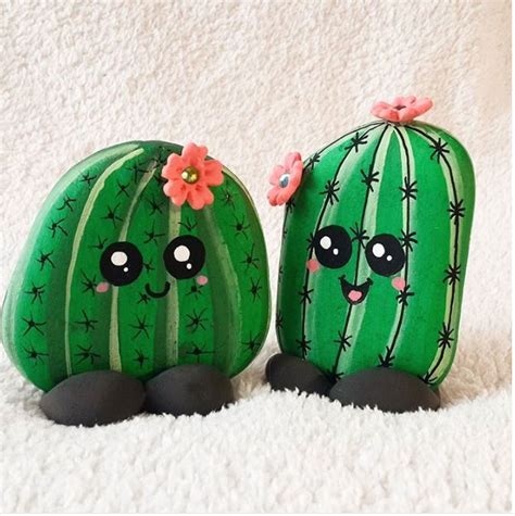 In this post, i'll teach you how to draw a cactus. 30 Best Cactus Painted Rocks Ideas