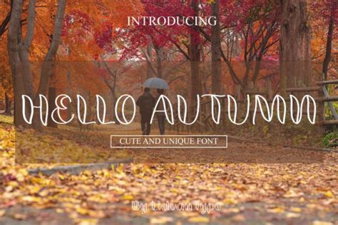 Hello Autumn Font By Lidvantype · Creative Fabrica