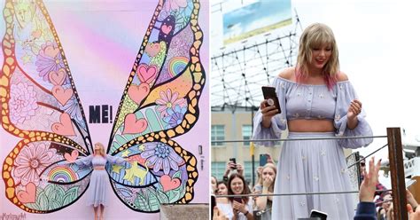 Taylor Swifts Butterfly Crop Top And Skirt April 2019 Popsugar