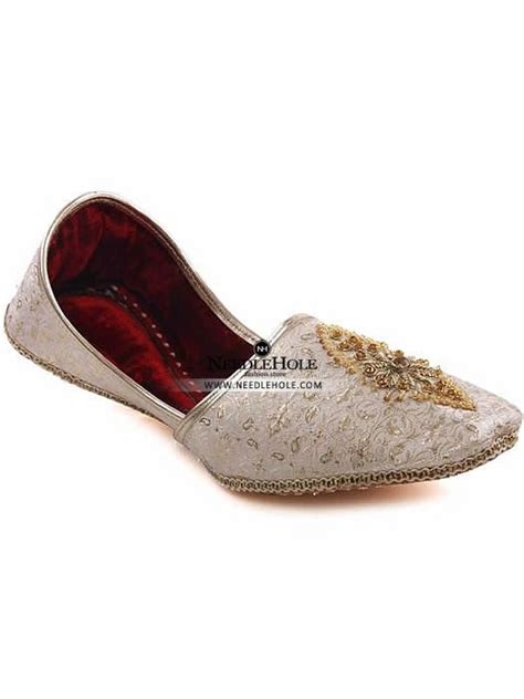 Indian Wedding Khussa Shoes In Offwhite Color In Liverpool Shop Online