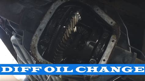 Ford F 150 Rear Differential Gear Oil Change Youtube