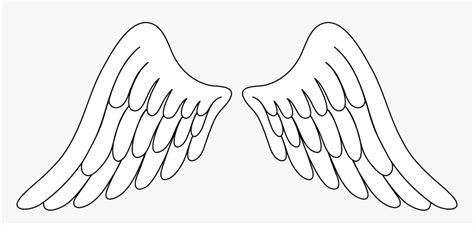 Angel Wings Clipart Feathers Pinterest Easy How To Draw Angel Wings