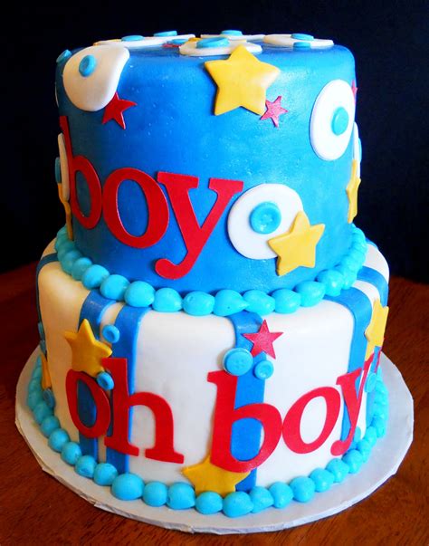 Lins Kitchen Boy Oh Boy Baby Shower Cake