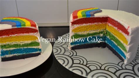 Vegan Rainbow Cake Youtube