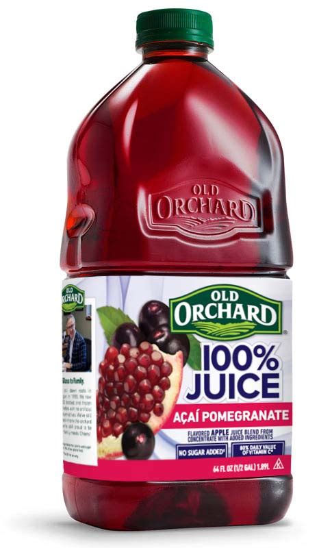 Acai Pomegranate 100 Juice Old Orchard Brands