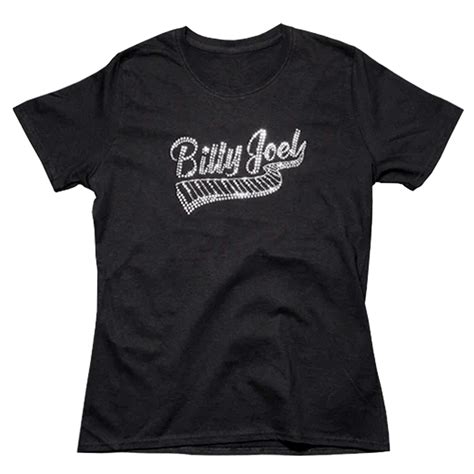 Billy Joel Bling Logo Womens T Shirt Billy Joel Online Store