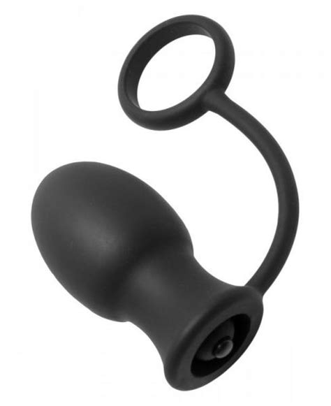 Bomber Vibrating Silicone Anal Plug With Cock Ring On Literotica