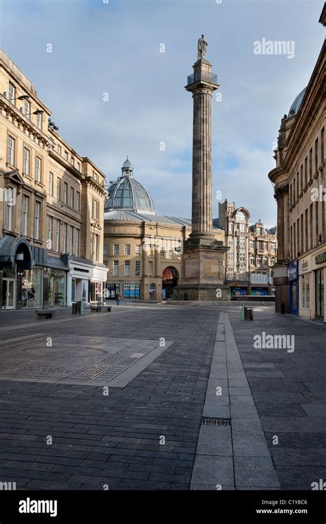 Grainger Street Newcastle Upon Tyne Stock Photo Alamy