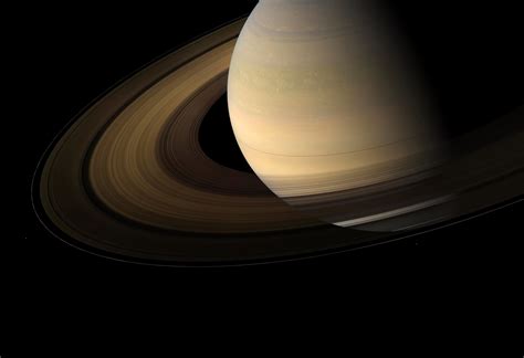 Research Reveals Rain Shadows From Saturns Rings Lights In The Dark