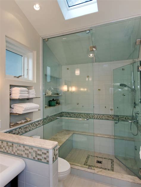 It's not huge but provides more than enough space for a pool house. Pool House Bathrooms Design Ideas & Remodel Pictures | Houzz