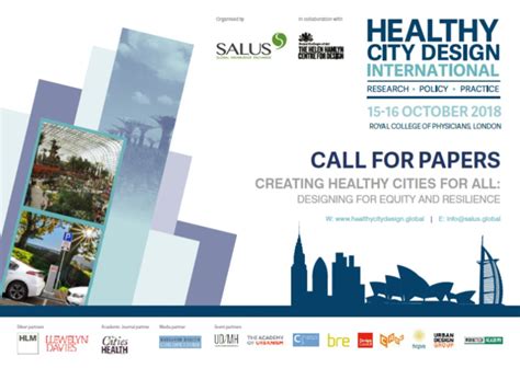 Creating Healthy Cities For All Designing For Equity And Resilience