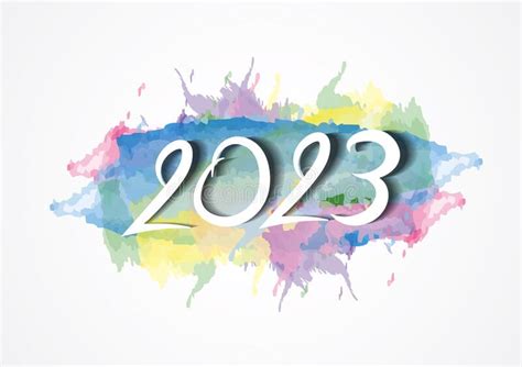 2023 Text Logo. Hand Sketched Numbers of New Year. New Year 2023 ...