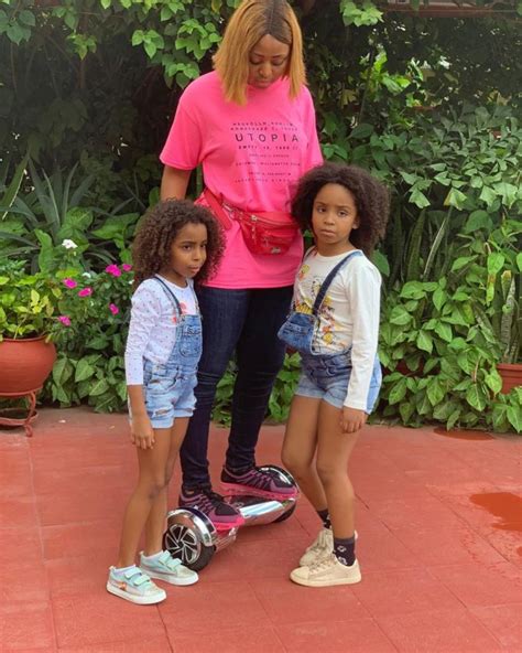 Actress Regina Daniels Poses With Her Step Daughters In Stunning New Photos Yabaleftonline