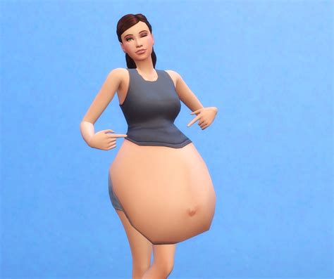Sims Pregnant Belly Mesh Mod Pregnantbelly
