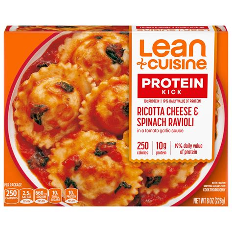 Lean Cuisine Protein Kick Ravioli Ricotta Cheese And Spinach Main