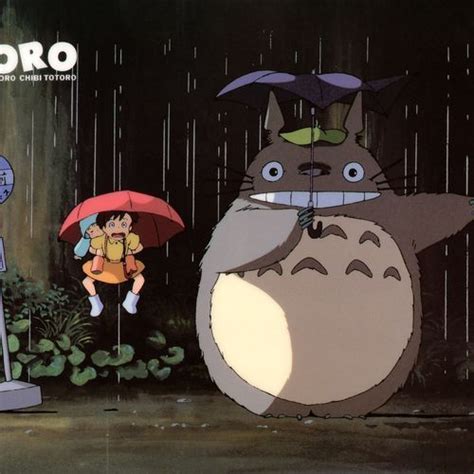 My Neighbor Totoro In The Rain Wallpaper Totoro Umbrella Studio