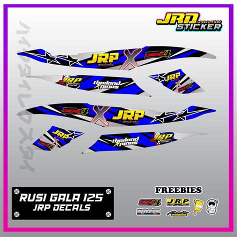 Rusi Gala 125 Jrp X Deang Decals With Freebies Shopee Philippines