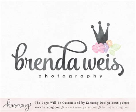 Crown Logotiara Logoprincess Logophotography Logoboutique Logo