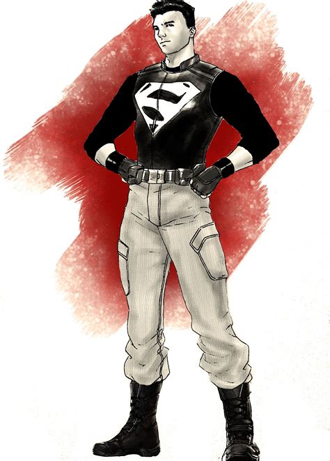 Artstation Superboy Redesign Luis Filipe Araujo Superhero Art