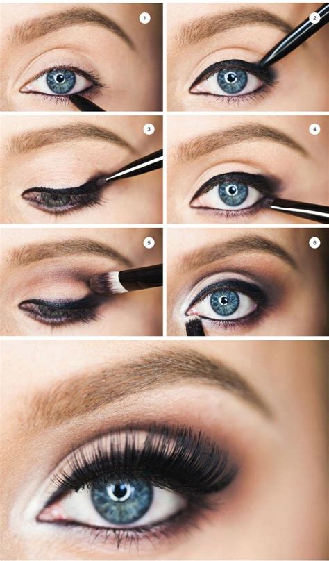 Blonde beauties should choose their makeup carefully or they will end up with a washed out look. How To Flatter Blue Eyes | Blue eye makeup, Smokey eye ...