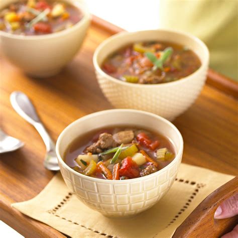 With a new menu weekly, our prepared meals offer the variety you need for results. Quick Hamburger Soup Recipe - EatingWell