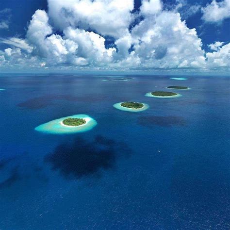 These Islands On The Baa Atoll Maldives Look Like Theyre Floating