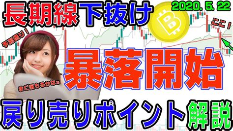 Manage your video collection and share your thoughts. 【ビットコイン】仮想通貨 暴落開始。4時間足の長期線下抜け ...