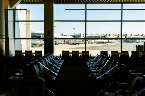 Airport Terminal Window Royalty Free Photo